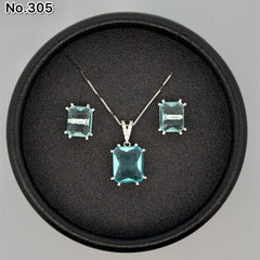 Silver Pendant Set - V One Jewellery