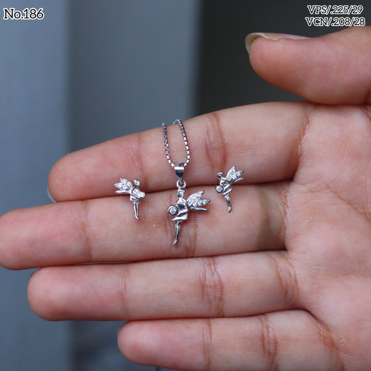 Silver Pendant Set - V One Jewellery