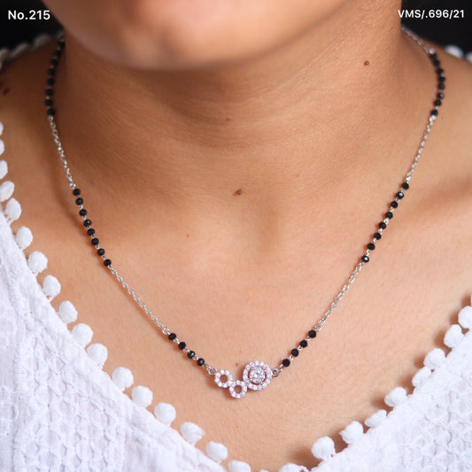 Silver Aura Mangalsutra for Women