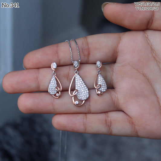 Silver Pendant Set - V One Jewellery