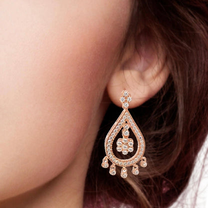 Silver Earrings for Women by V One Jewellery