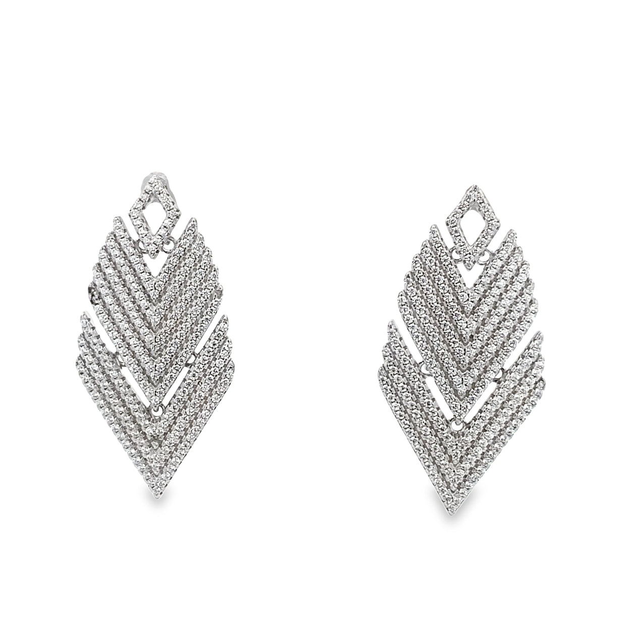 Silver Earrings for Women by V One Jewellery