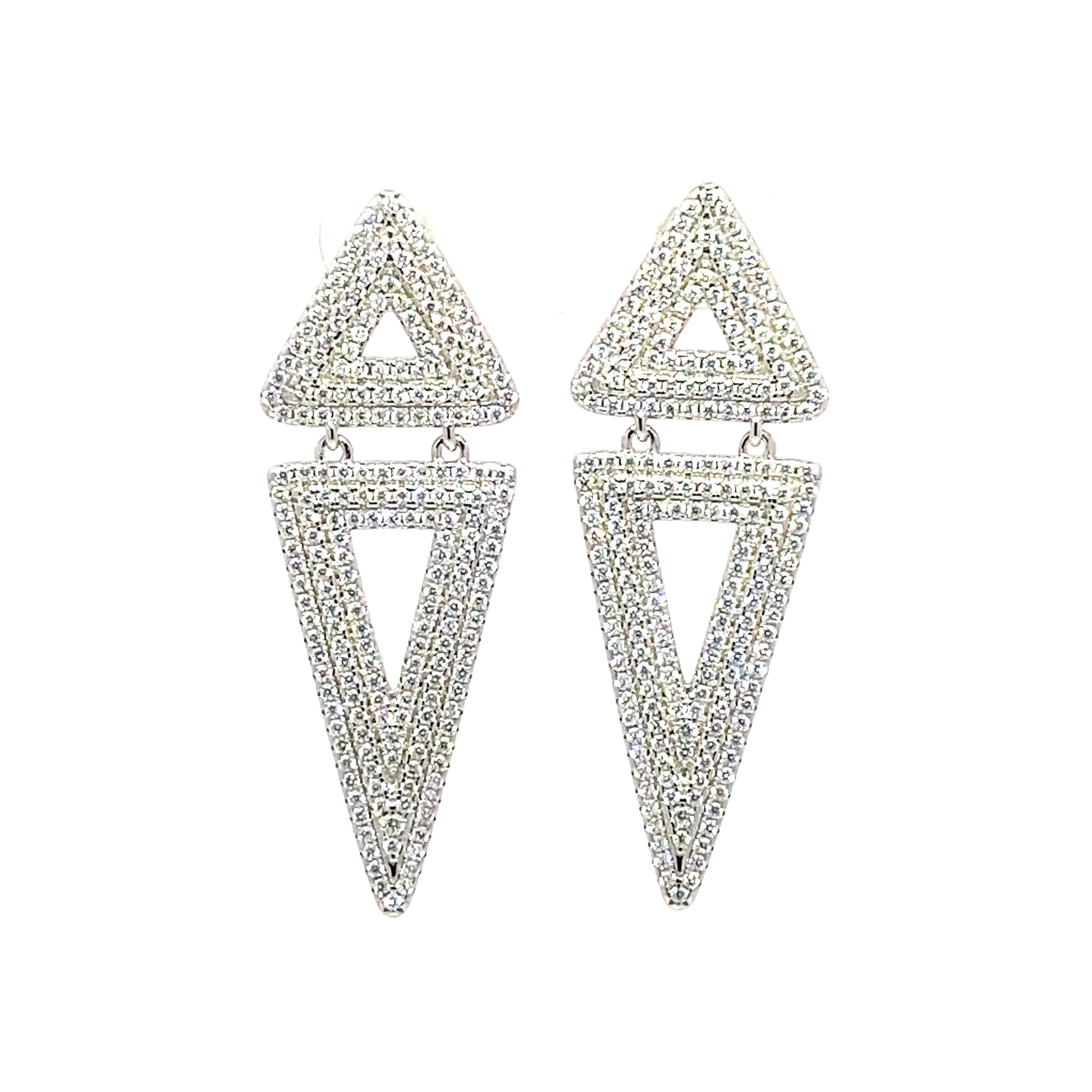 Silver Earrings for Women by V One Jewellery