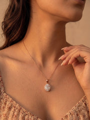 Moon spark shine silver pendant set for women