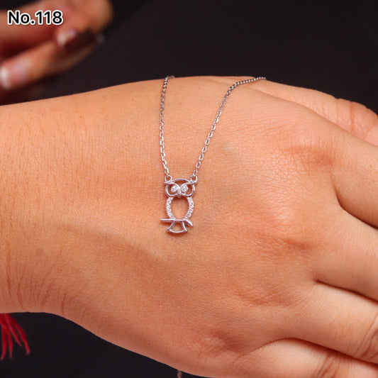 Silver Chain Pendant - V One Jewellery