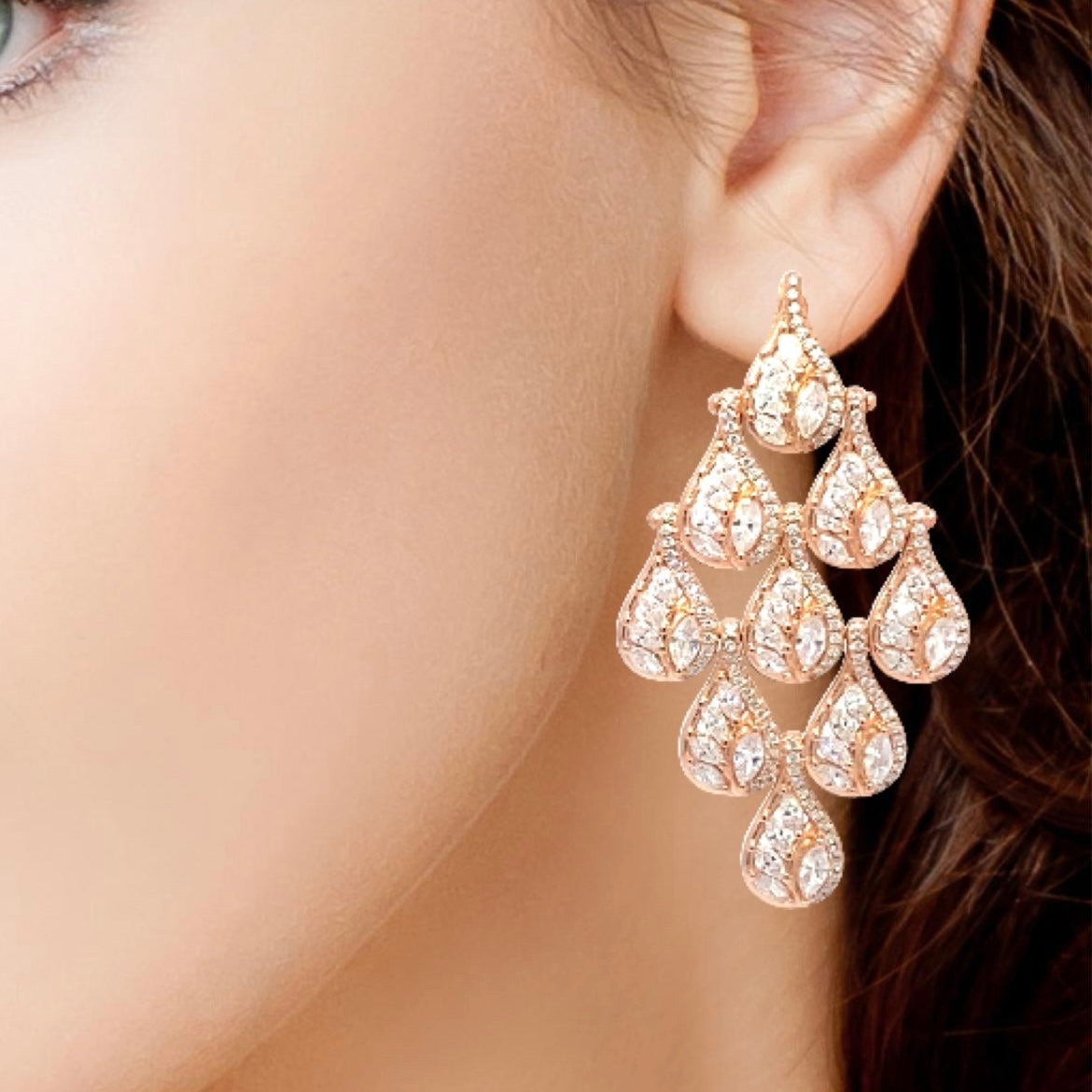 Silver Earrings for Women by V One Jewellery