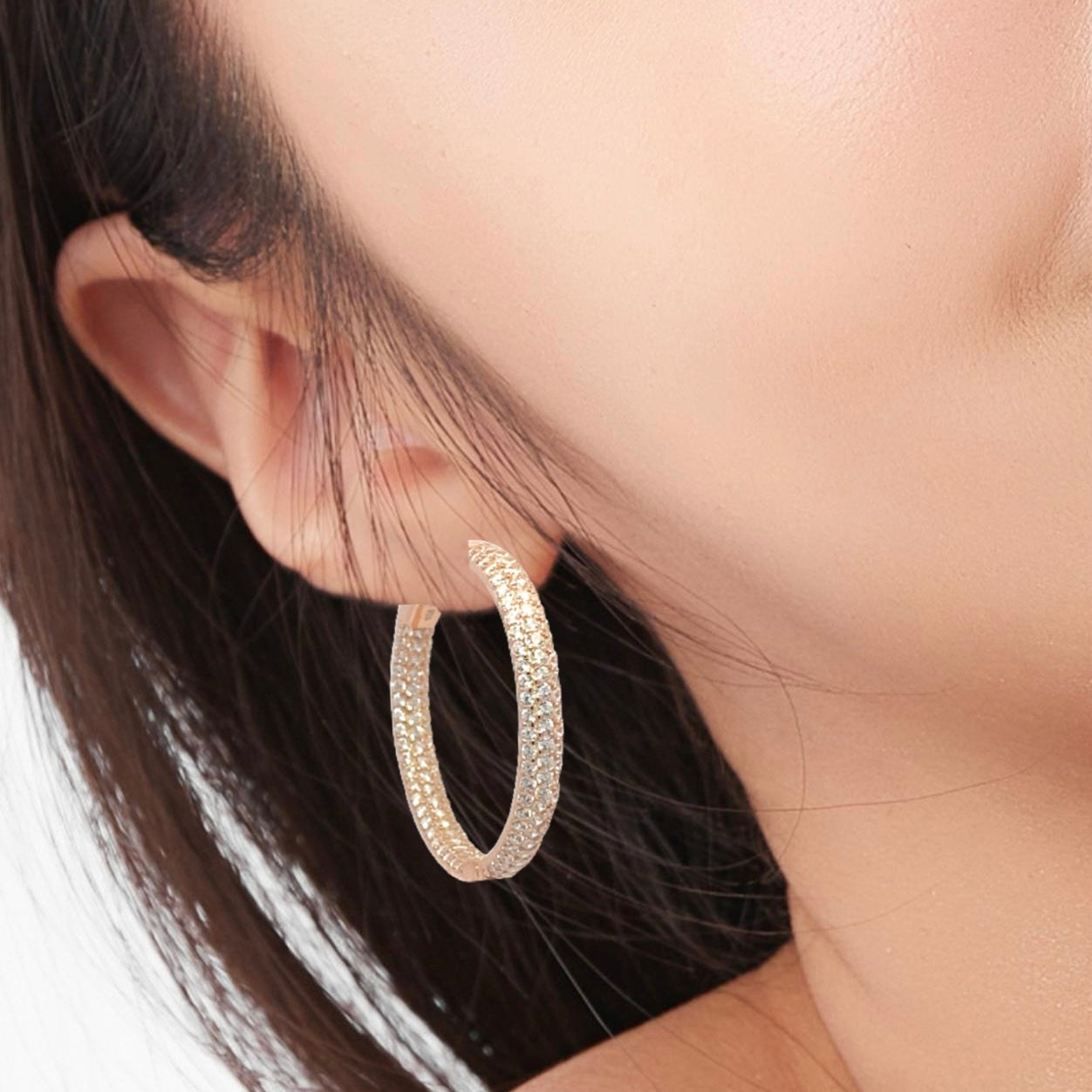 Silver Earrings for Women by V One Jewellery