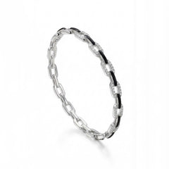 Diva spark silver kada for women