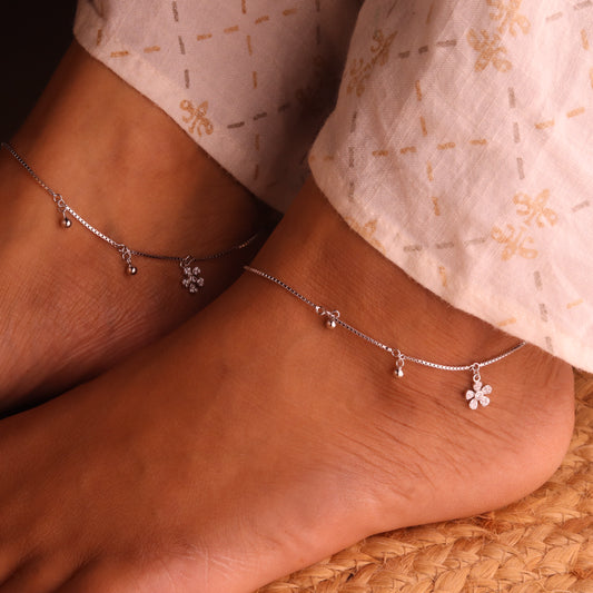 Elegant Flower Beads Payal