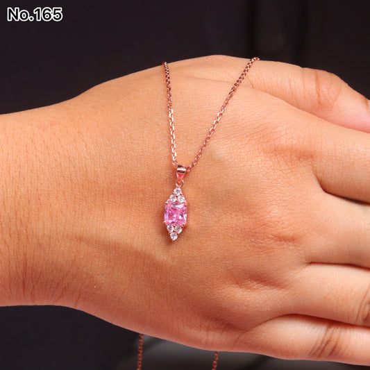Silver Chain Pendant - V One Jewellery