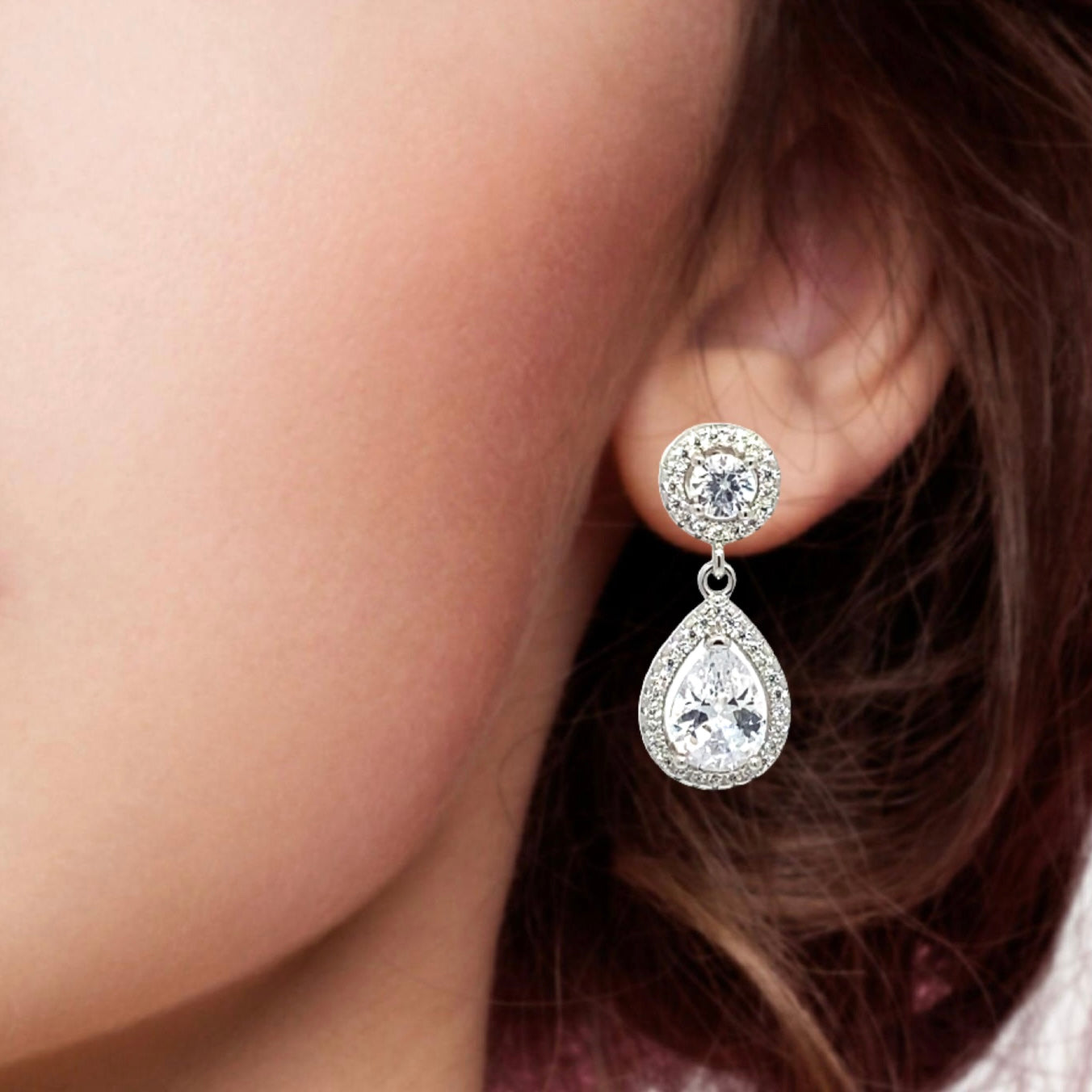 Silver Earrings for Women by V One Jewellery