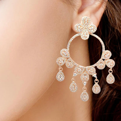 Silver Earrings for Women by V One Jewellery