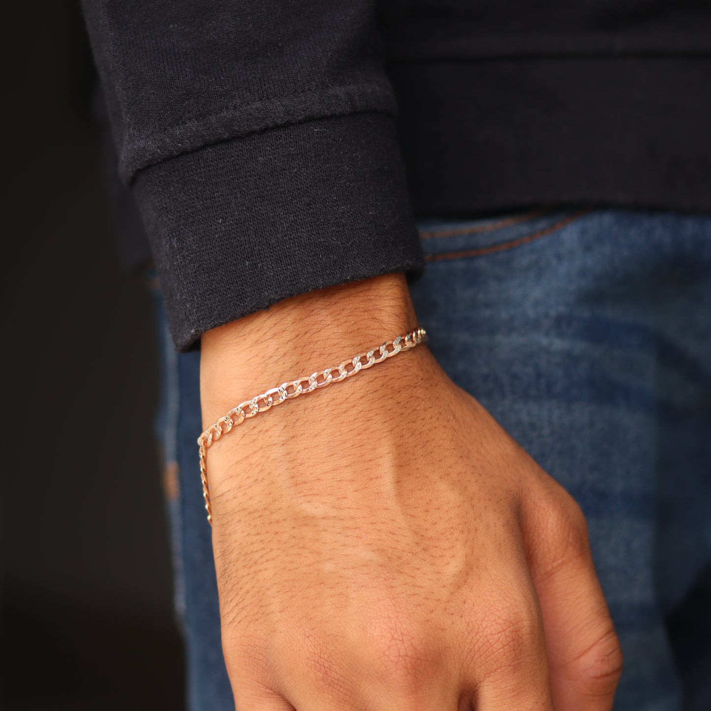 Classic Rose Gold Men's Bracelet