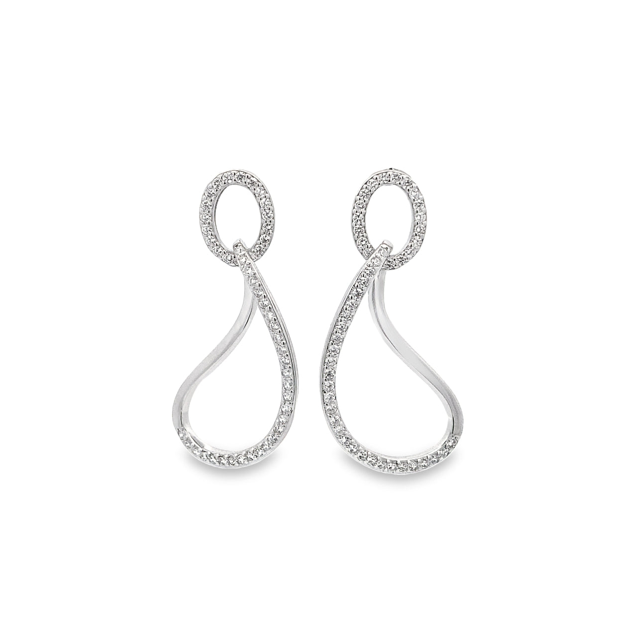 Silver Earrings for Women by V One Jewellery