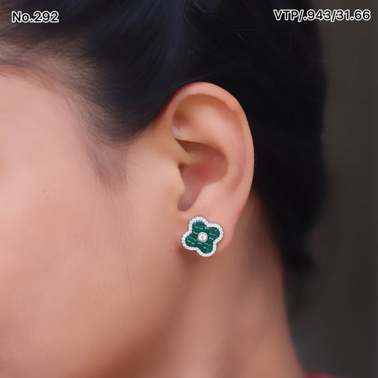 Silver Earrings for Women by V One Jewellery