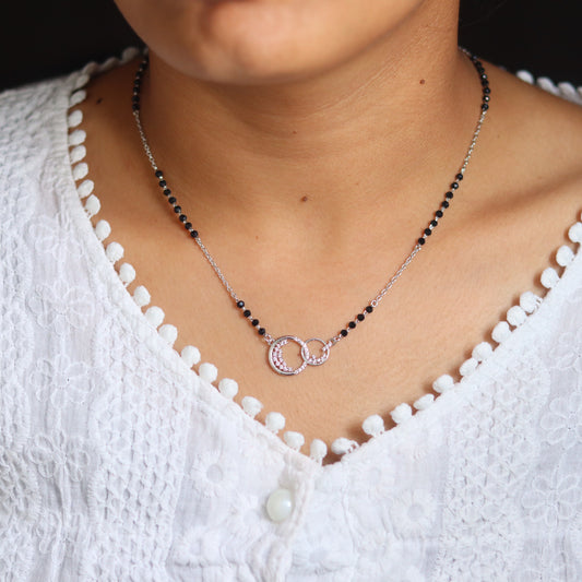 Tranquil Silver Mangalsutra for Women