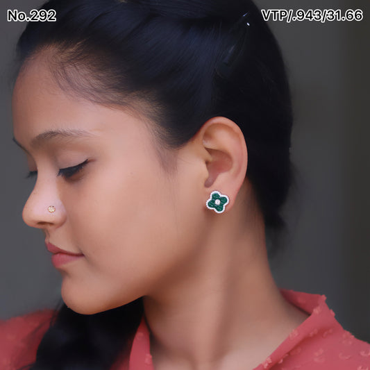 Silver Earrings for Women by V One Jewellery