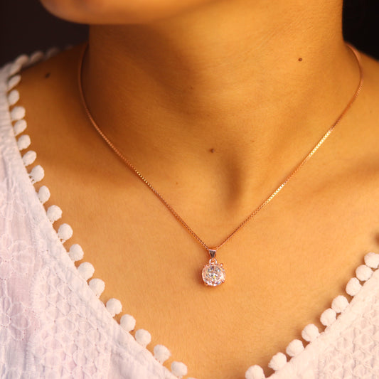 Gleam Rose Gold Jewellery Set