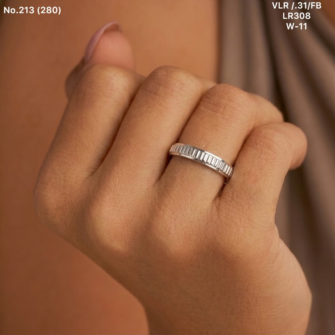 Zahra silver ring for women