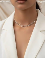 Wandering charms silver chain pendant