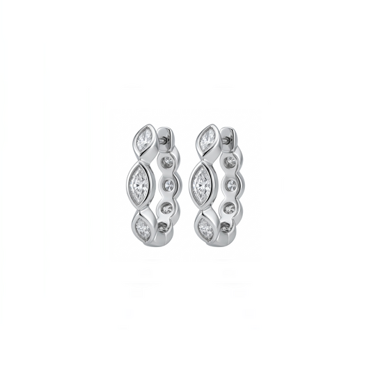 Nova Crystal silver Bali for women