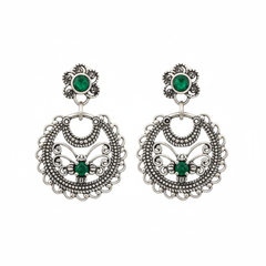 Meadow shine silver earrings