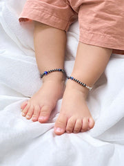 Silver Payal for Kids by V One Jewellery