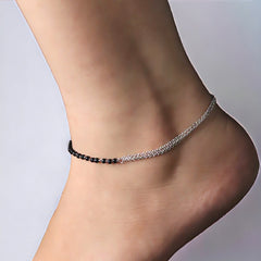 Silver Payal for Women by V One Jewellery