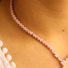 Rose Gold Enchanted Silver Necklace for Women