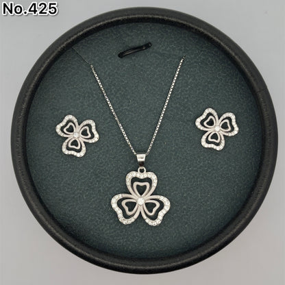 Silver Pendant Set - V One Jewellery