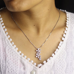 Seraphine Silver Pendant Set for Women