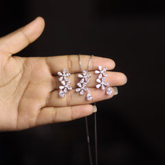 Seraphine Silver Pendant Set for Women