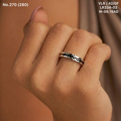Somya silver ring for women