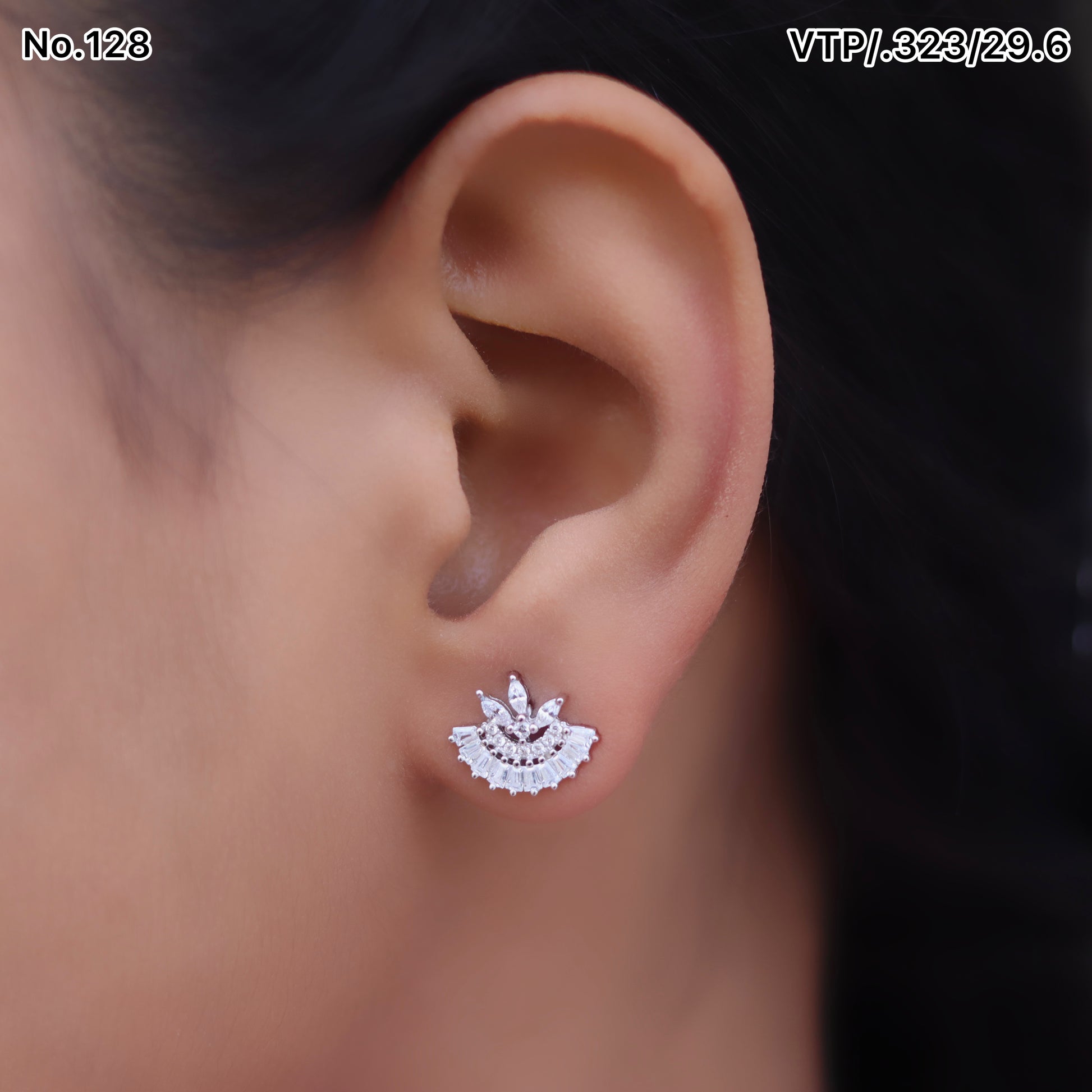 Silver Earrings for Women by V One Jewellery