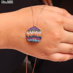 Silver Chain Pendant - V One Jewellery