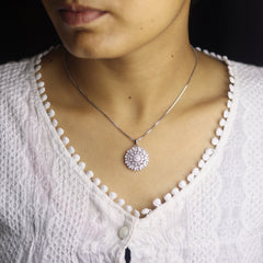 Silver Aura Jewellery Set