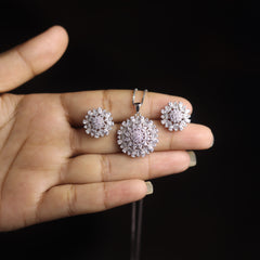 Silver Aura Jewellery Set
