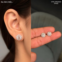 Anya Halo silver Stud