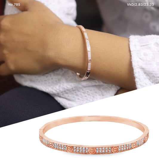 Timeless Rose Gold Kada for Women