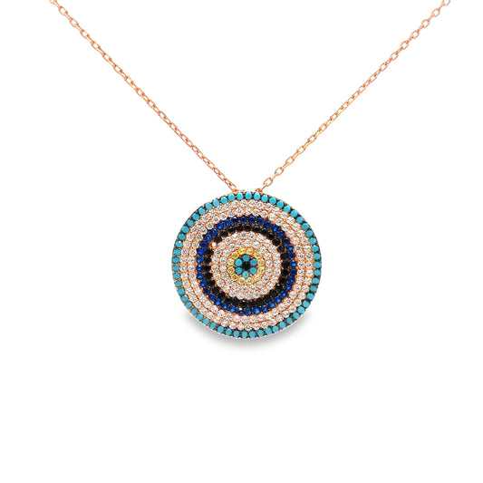 Silver Chain Pendant - V One Jewellery