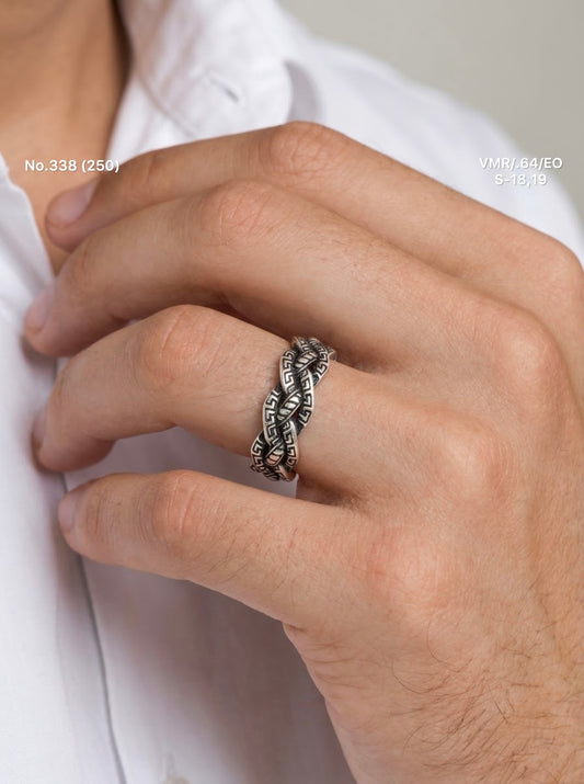 Nobel silver men’s ring