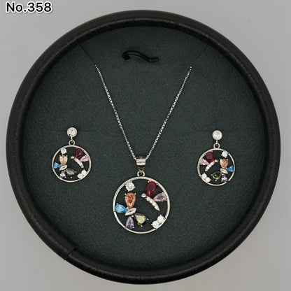 Silver Pendant Set - V One Jewellery