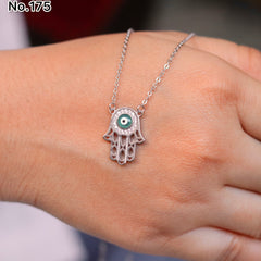 Silver Chain Pendant - V One Jewellery