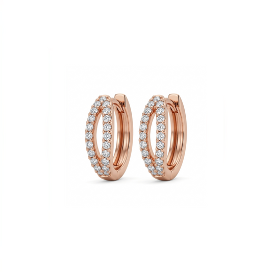 Trendy glow silver Bali for women