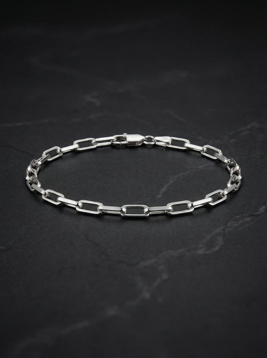 Prime fang silver bracelet for men