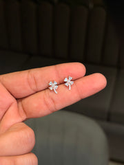 Elara bloom silver stud