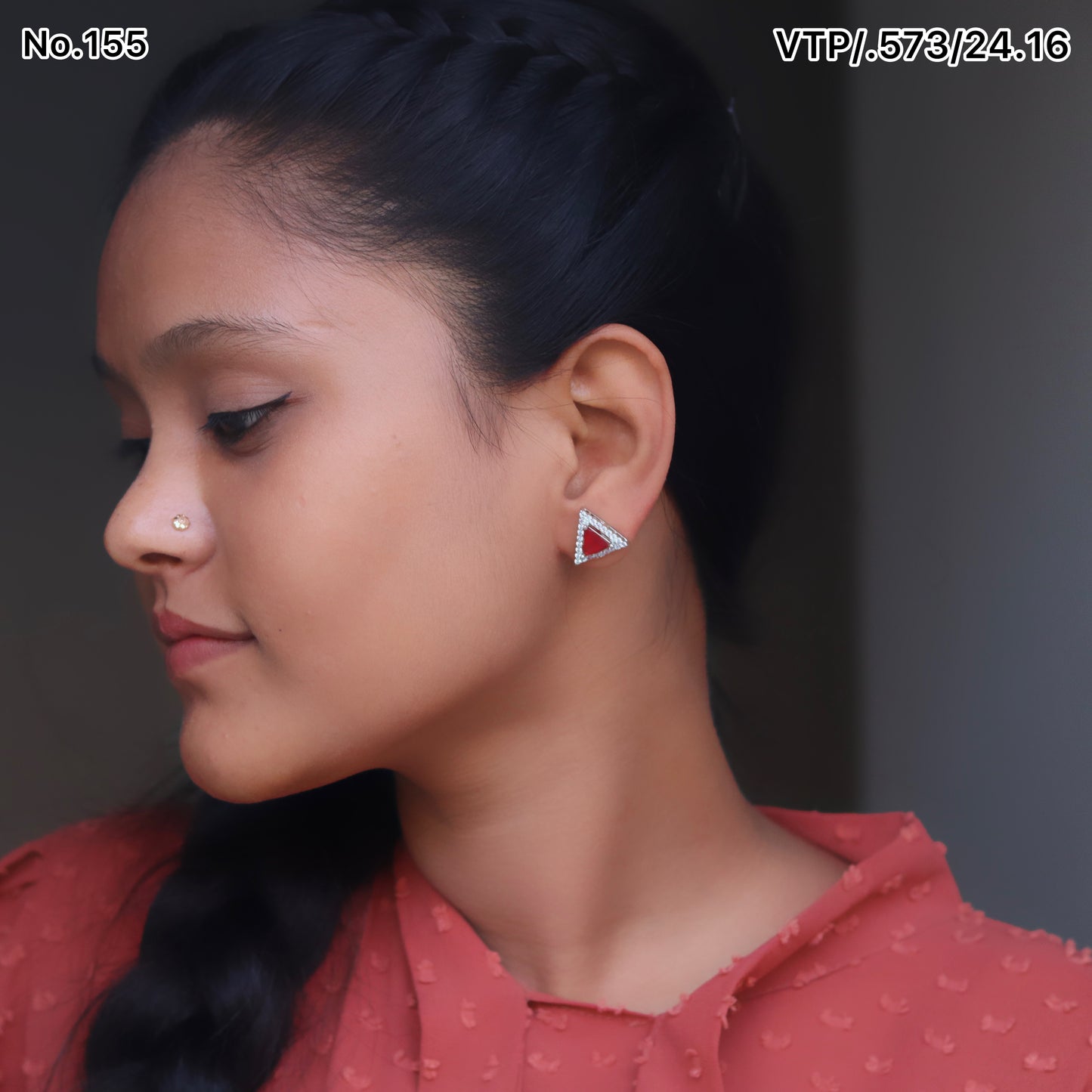 Silver Earrings for Women by V One Jewellery