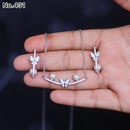 Silver Pendant Set - V One Jewellery