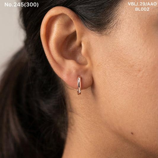 Opaline shine silver Bali for women