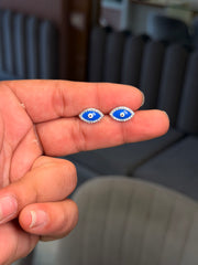 Divine Hamsa Evil Eye Stud